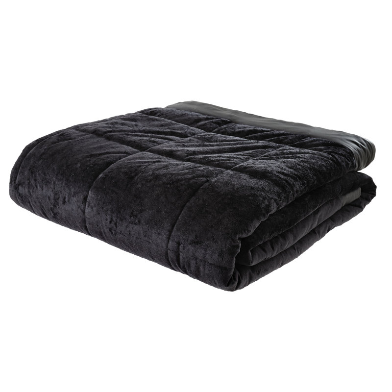 Catherine Lansfield Crushed Velvet Bedspread & Reviews Wayfair.co.uk